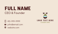 Tropical Organic Coconut  Business Card Design