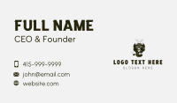 Skull Tobacco Smoking Business Card Image Preview