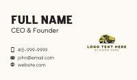 Truckload Haulage Vehicle Business Card Design