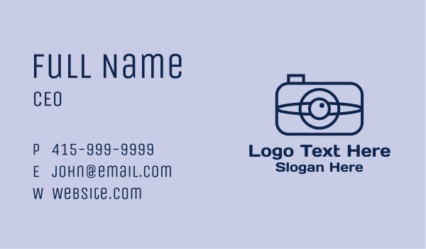 Eye Lens Photography Business Card Design Image Preview