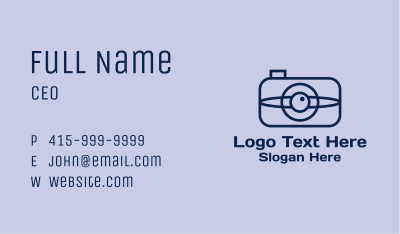 Eye Lens Photography Business Card Image Preview
