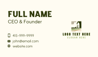 Grass Garden Landscaping Business Card Preview