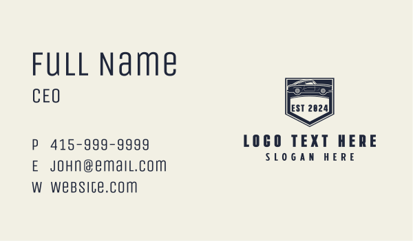 Car Vehicle Transport Business Card Design Image Preview