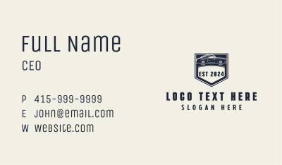 Car Vehicle Transport Business Card Image Preview