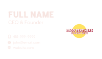 Toy Store Wordmark  Business Card Image Preview