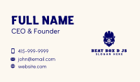 Hardhat Boar Mascot  Business Card Image Preview