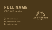 Mexican Taco Food Stall  Business Card Image Preview