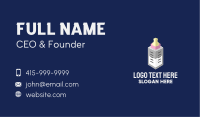 Isometric Milk Bottle  Business Card Image Preview