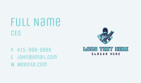 Rifle Soldier Mascot Business Card Image Preview