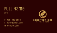 Golden Raven Bird Business Card Image Preview