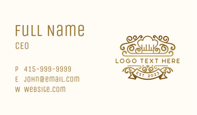 Chef Toque Culinary Business Card Image Preview