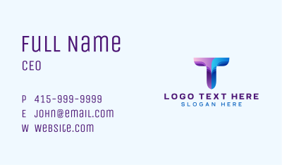 Media Advertising Startup Business Card Image Preview