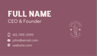 Hand Necklace Boutique Business Card Image Preview