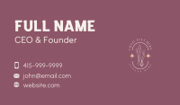 Hand Necklace Boutique Business Card Design