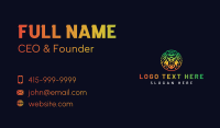 Lion Jamaican Rastafari Business Card Preview