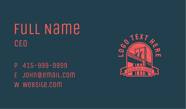 Brooklyn Bridge Tourist Landmark Business Card Design Image Preview