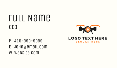 Drone Camera Studio Business Card Image Preview
