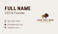 Bull Wild Animal Business Card Image Preview