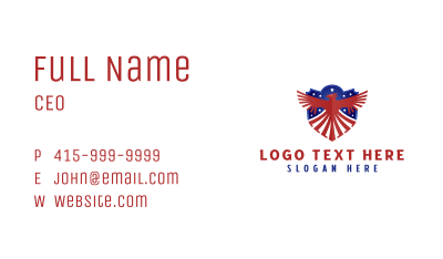 Eagle Shield America Business Card Image Preview