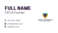 Cybersecurity Tech Software Business Card Image Preview