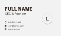 Generic Corporate Letter Business Card Image Preview