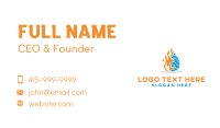 Fire Water Thermal Business Card Preview