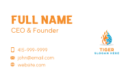 Fire Water Thermal Business Card Image Preview