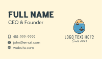 Sail Ship Egg Business Card Image Preview