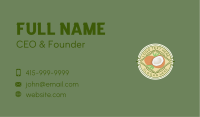 Fresh Coconut Juice Business Card Image Preview