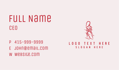 Sexy Feminine Woman Business Card Image Preview