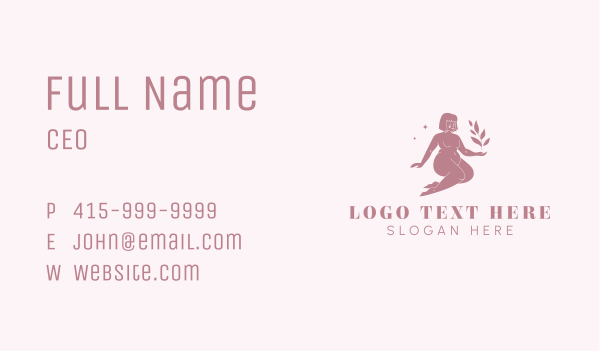 Beauty Nude Woman  Business Card Design Image Preview