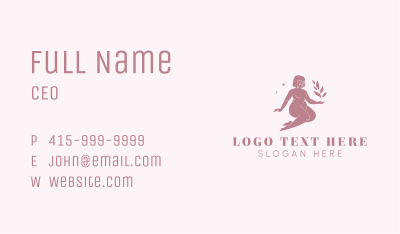 Beauty Nude Woman  Business Card Image Preview