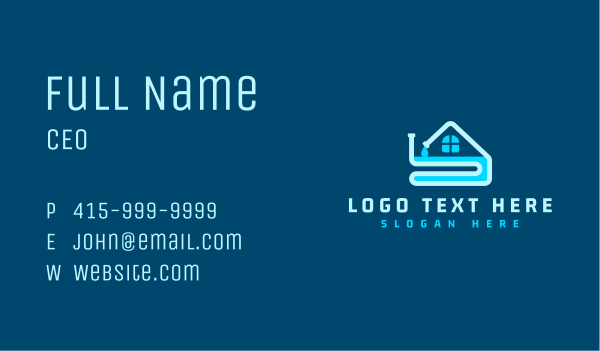 House Water Drainage Business Card Design Image Preview