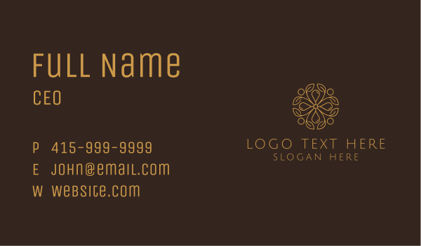 Flower Essential Oil  Business Card Design Image Preview