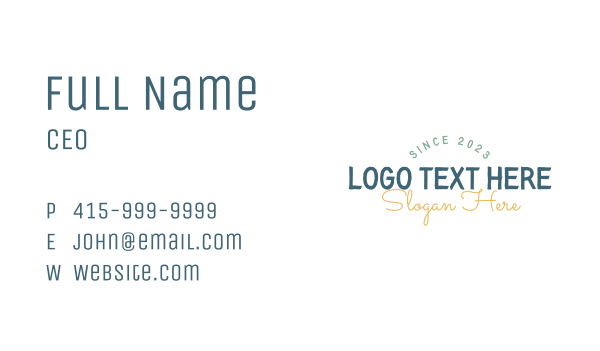  Generic Vintage Rustic Business Card Design Image Preview