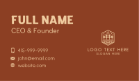Rustic Forest Outline Business Card Image Preview