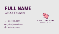 Pork Meat Mascot Business Card Image Preview