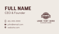 Wood Lumber Woodworking  Business Card Image Preview