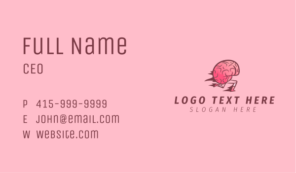 Mental Training Brain Business Card Design Image Preview