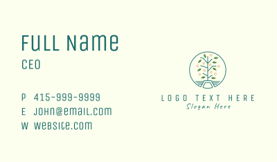 Greenhouse Farm Plant Business Card Image Preview