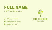 Tennis Ball Racket  Business Card Preview