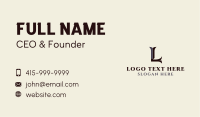 Paralegal Law Firm Attorney Business Card Design