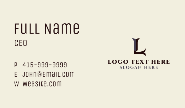 Paralegal Law Firm Attorney Business Card Design Image Preview