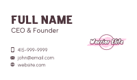 Sweet Dessert Wordmark  Business Card Image Preview