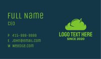 Green Lime Cloud Business Card Image Preview