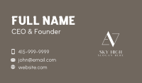 Elegant Brand Monogram Business Card Image Preview