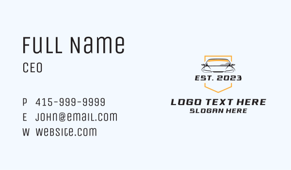 Auto Sports Car Racing Business Card Design Image Preview