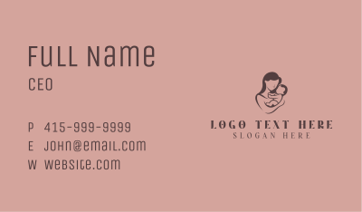 Postnatal Baby Childcare Business Card Image Preview