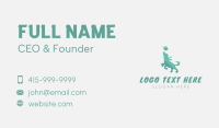 Playing Pet Dog Business Card Image Preview