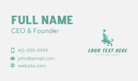 Playing Pet Dog Business Card Design